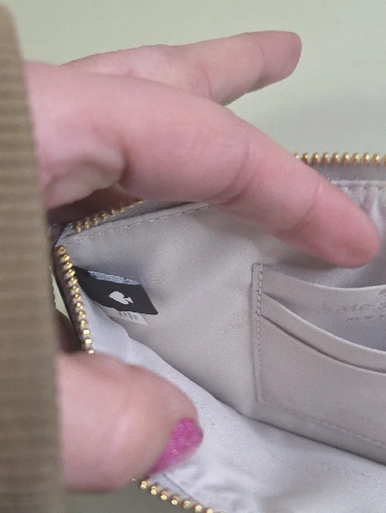 kate spade Silver Metallic Wristlet Clutch - Picture 4 of 6